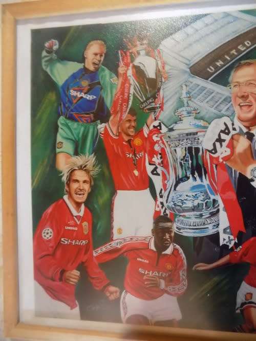Manchester United Pre 90s Frame Team Players